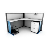 Fashion boutique desk combination